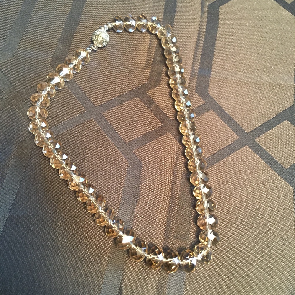 dressy Swarovski bead necklace